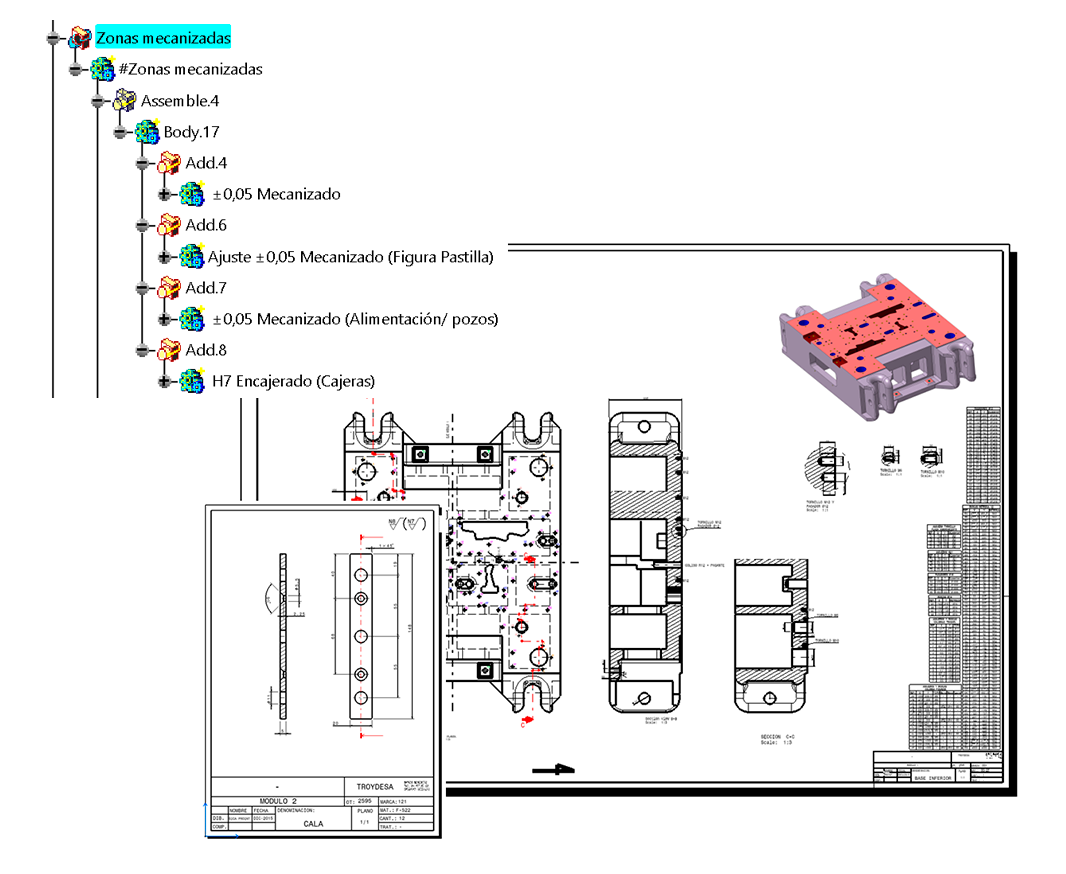 macro catia tolerancias mecanizado