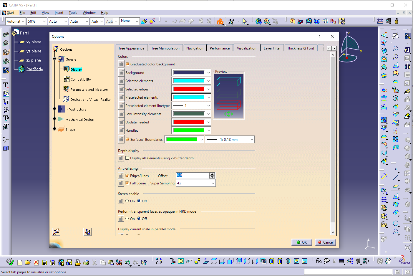 macro para iniciar catia